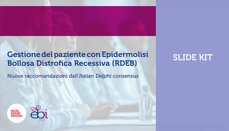 SLIDE KIT: sintesi delle prime raccomandazioni specifiche per la gestione a lungo termine della epidermiolisi bollosa